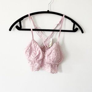 ✨ NWT Lilac Floral Lace Bralette | aerie